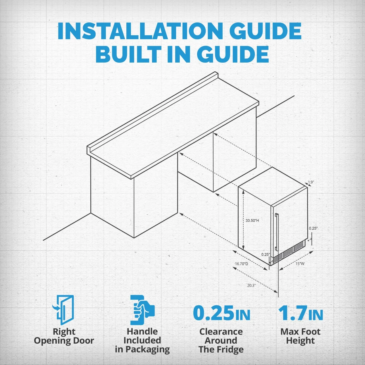 Newair 15” Undercounter 80lb lbs. Daily Clear Ice Cube Maker Machine, Built-in or Freestanding Design, 40 Cubes ready in 15-30 Mins, Fingerprint Resistant Door, Self-Cleaning Function, LED Controls, 24 Hr. Timer, Scoop Included, Ice Thickness Control