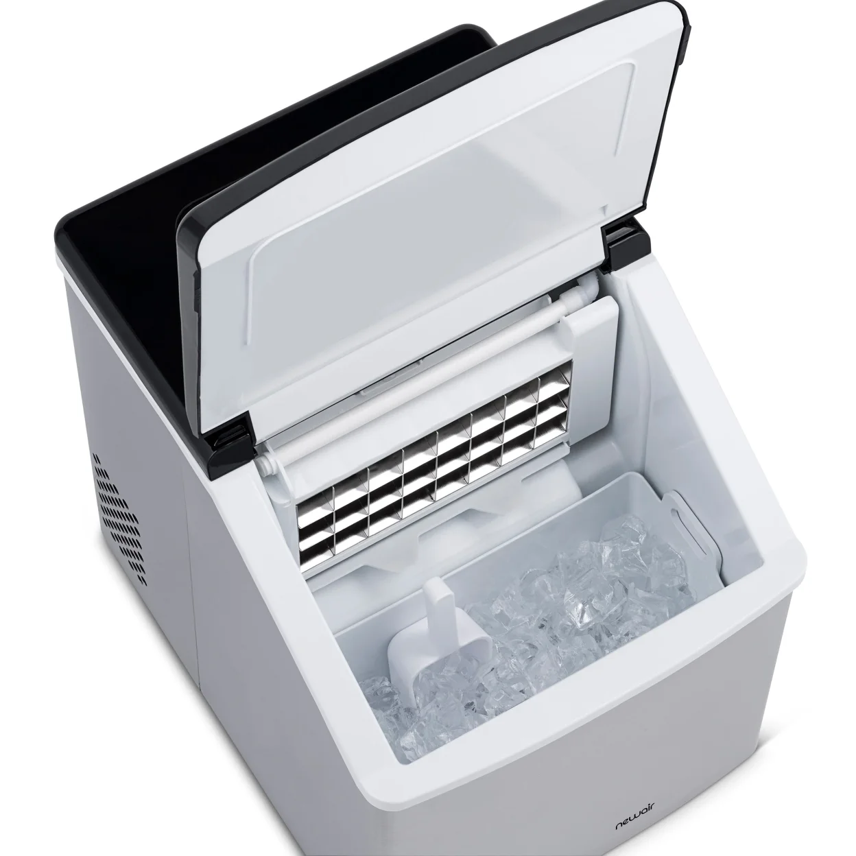 Newair Countertop Clear Ice Maker, 40 lbs. of Ice a Day with Easy to Clean BPA-Free Parts