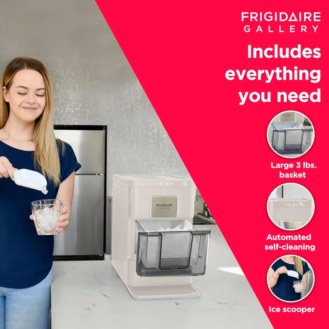 🔥Clearance Sale🔥FRIGIDAIRE Nugget Ice Maker, 44lbs per Day