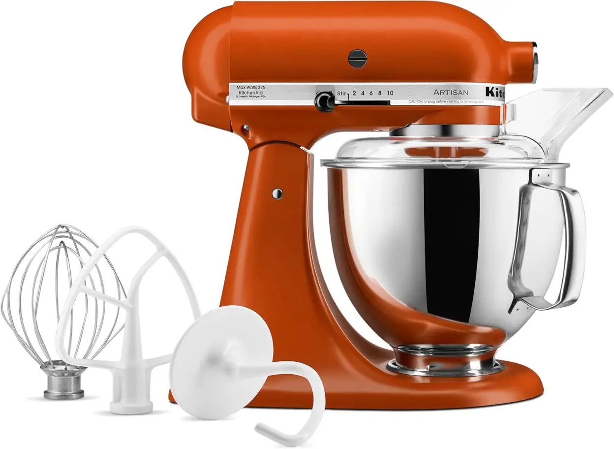 KitchenAid KSM150FEER Value Bundle Artisan 5 Quart Stand Mixer