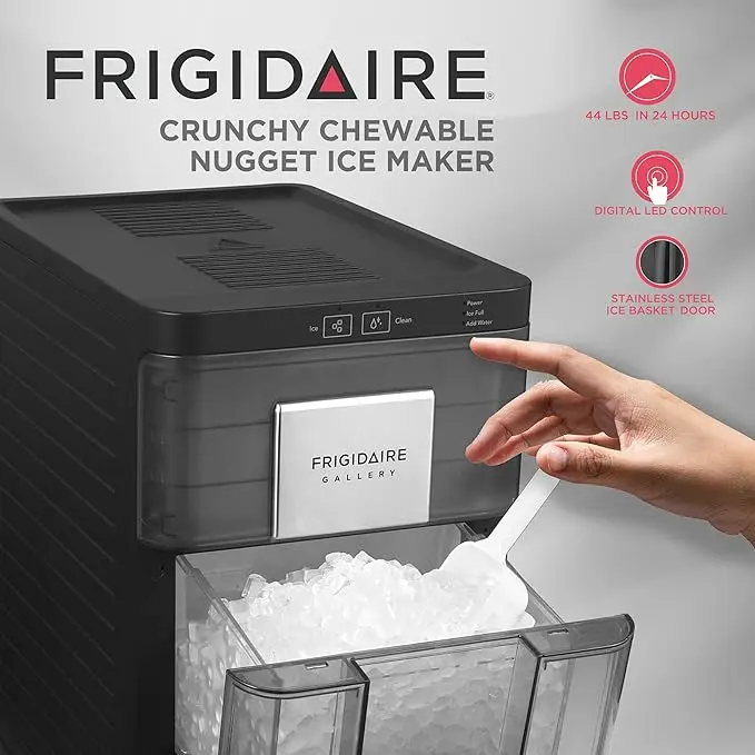 🔥Clearance Sale🔥FRIGIDAIRE Nugget Ice Maker, 44lbs per Day