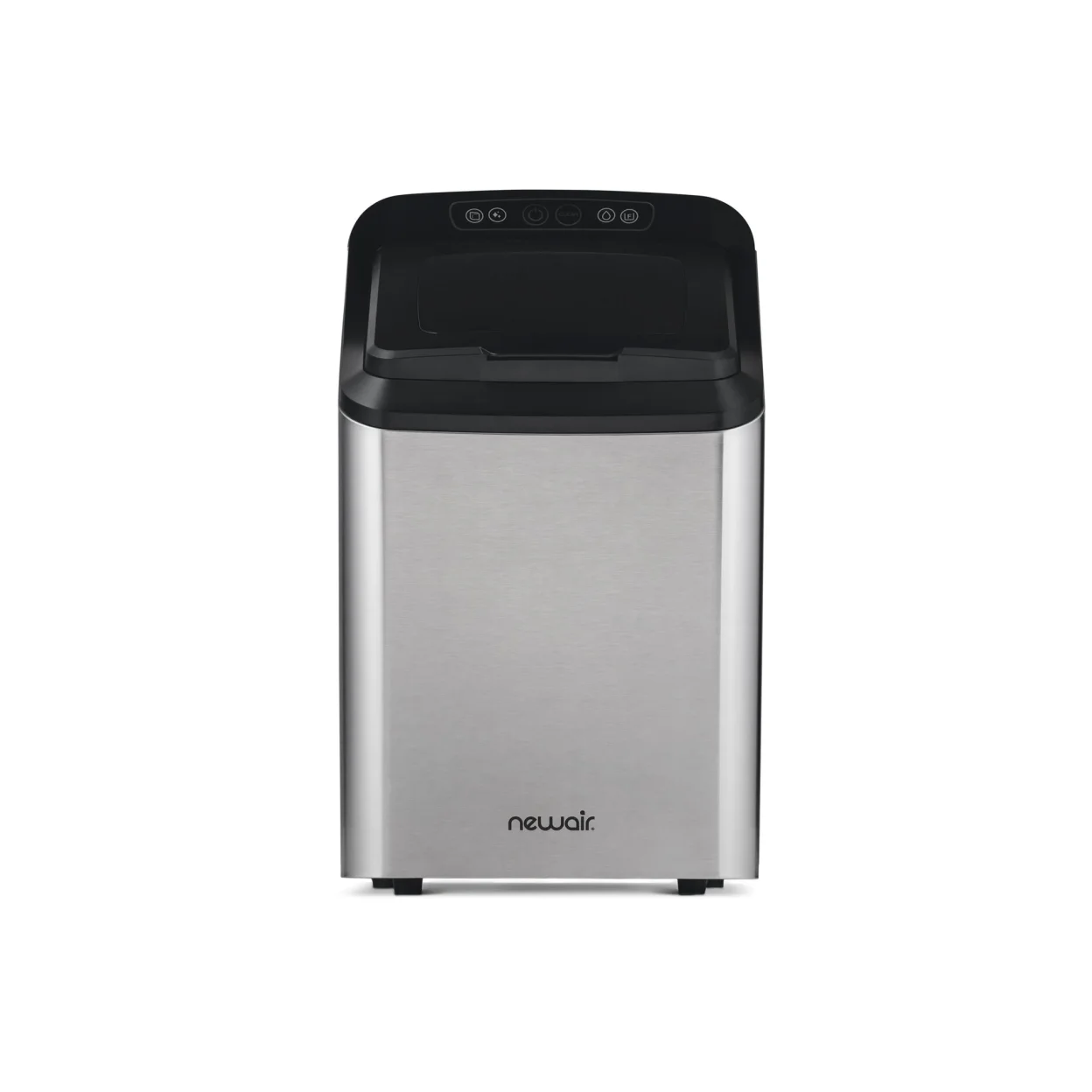 Newair 30 Lb. Countertop Nugget Ice Maker with Slim, Space-Saving Design, Self-Cleaning Function, Automatic Water Line and Refillable Water Tank, Perfect for Kitchens, Offices, Boats, and More