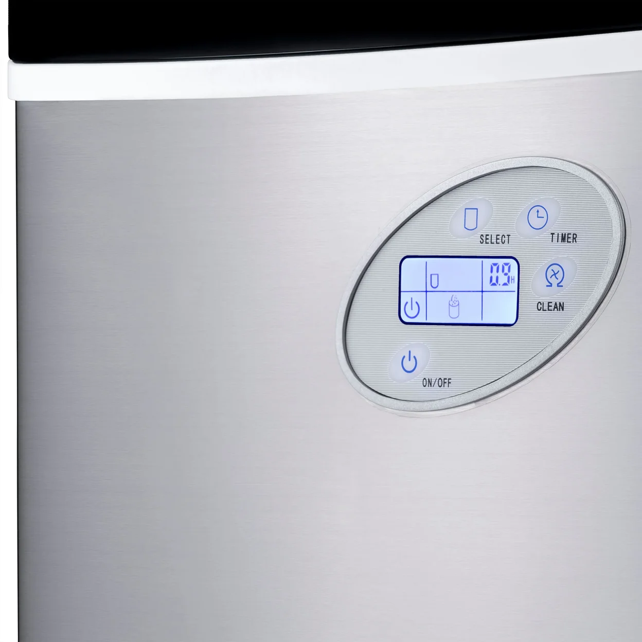 Newair Countertop Ice Maker, 50 lbs. of Ice a Day, 3 Ice Sizes and Easy to Clean BPA-Free Parts