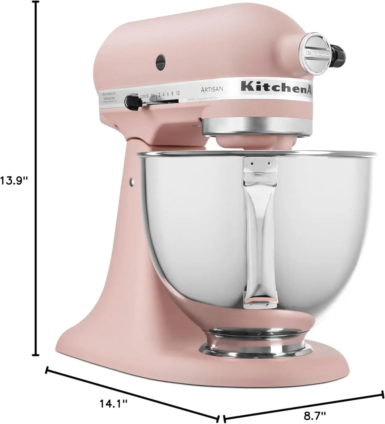 KitchenAid KSM150FEER Value Bundle Artisan 5 Quart Stand Mixer