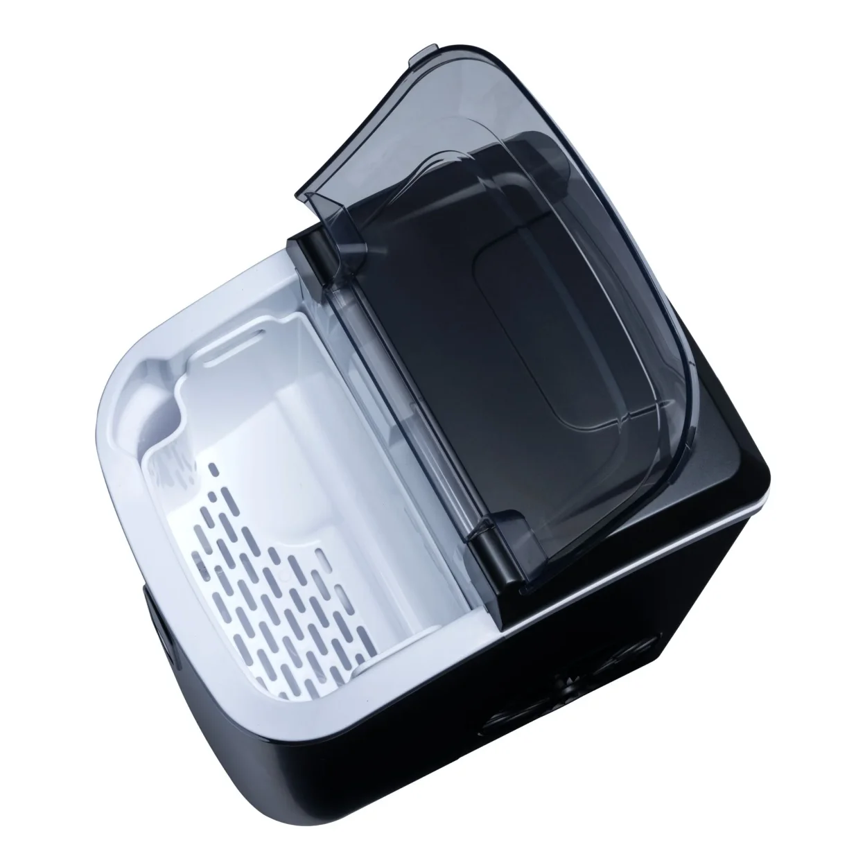 Newair 26 lbs. Countertop Nugget Ice Maker, Large Ice Viewing Window, Self-Cleaning Button and Easy-Pour Waterspout, Perfect for Cocktails, Smoothies, Soda and More