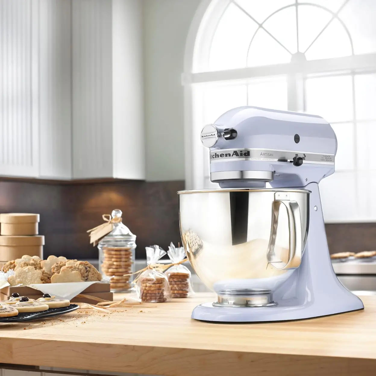 KitchenAid KSM150FEER Value Bundle Artisan 5 Quart Stand Mixer