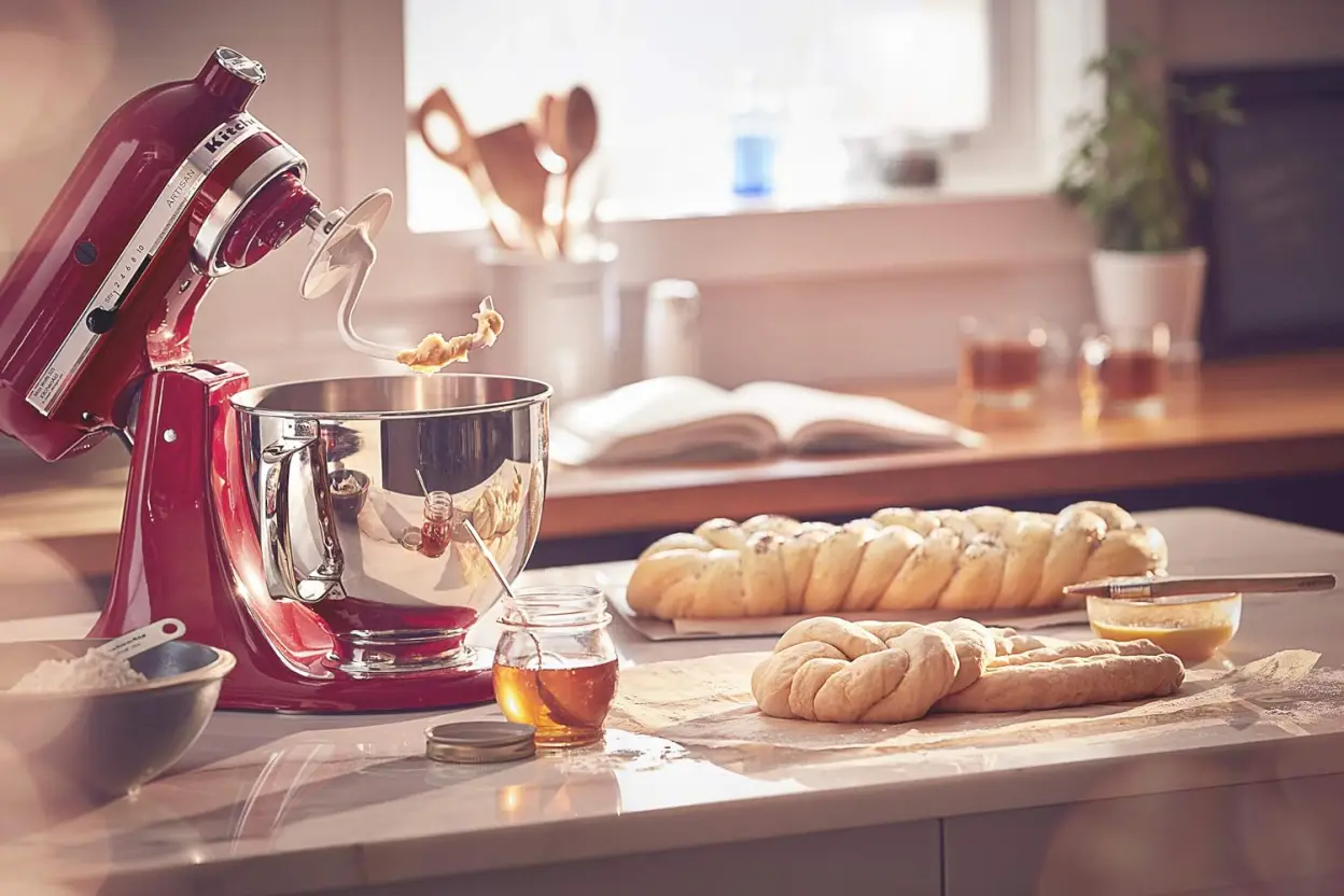 KitchenAid KSM150FEER Value Bundle Artisan 5 Quart Stand Mixer