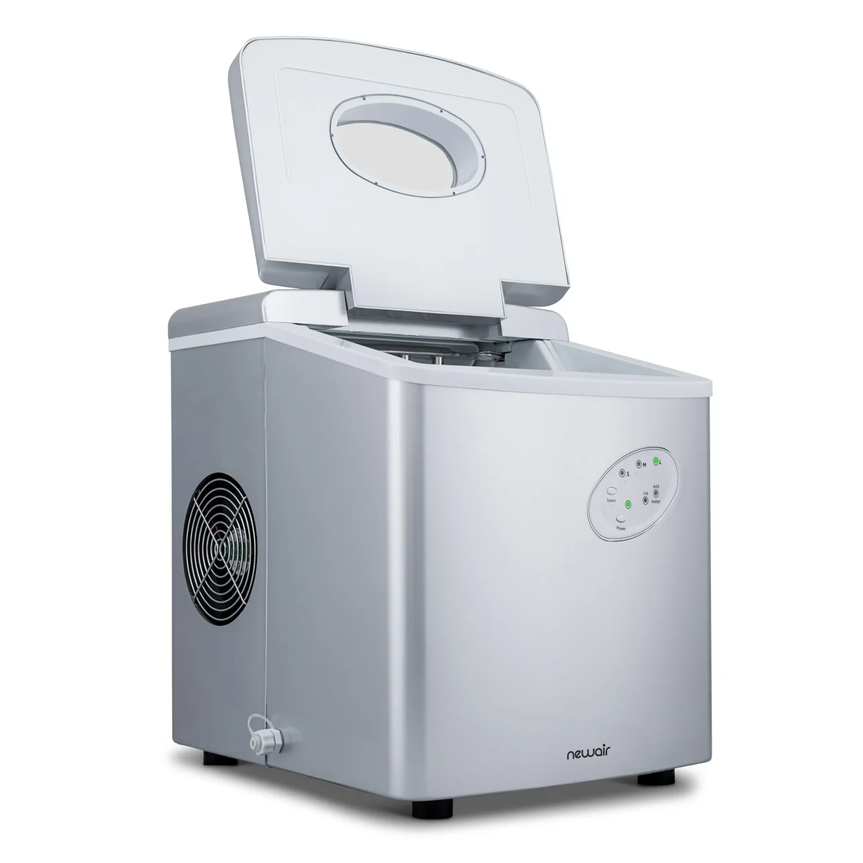 Newair Countertop Ice Maker, 28 lbs. of Ice a Day, 3 Ice Sizes, BPA-Free Parts