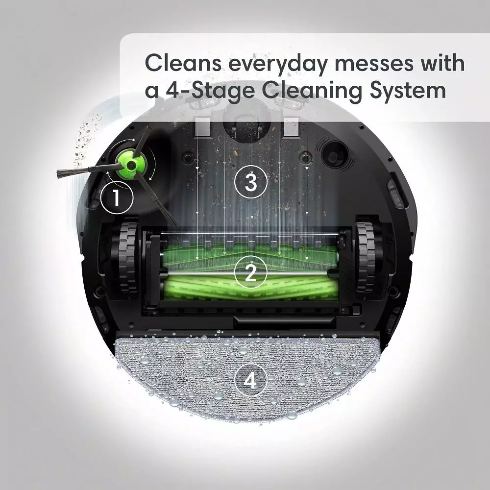 iRobot Roomba Combo i5+ Self-Emptying Robot Vacuum and Mop