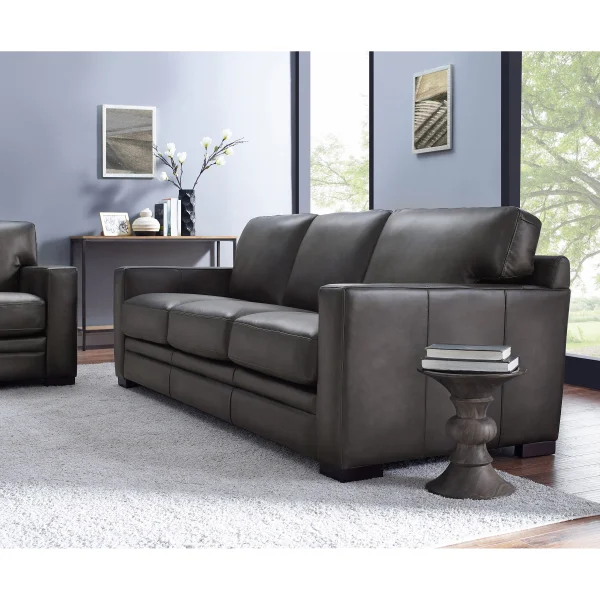 Luca 2-piece Top Grain Leather Set - Sofa, Loveseat