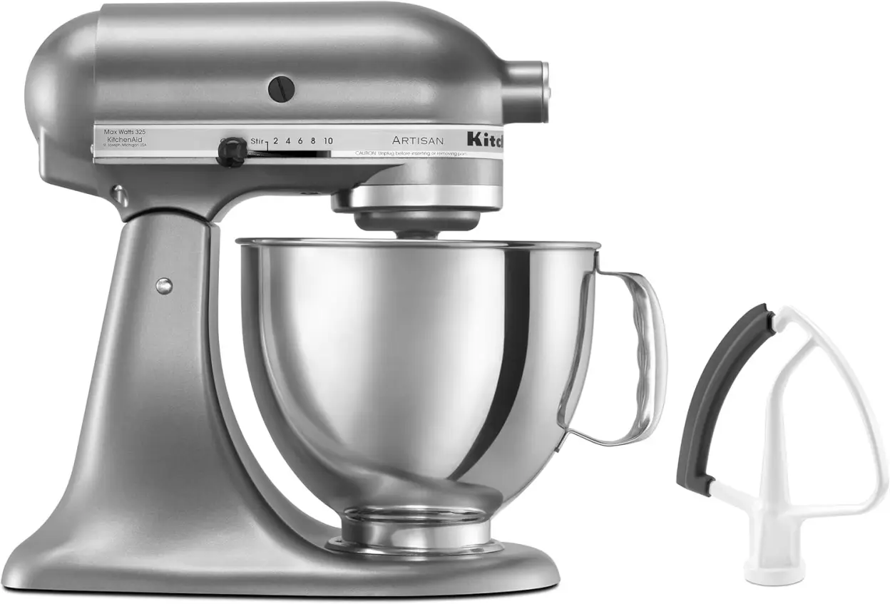 KitchenAid KSM150FEER Value Bundle Artisan 5 Quart Stand Mixer