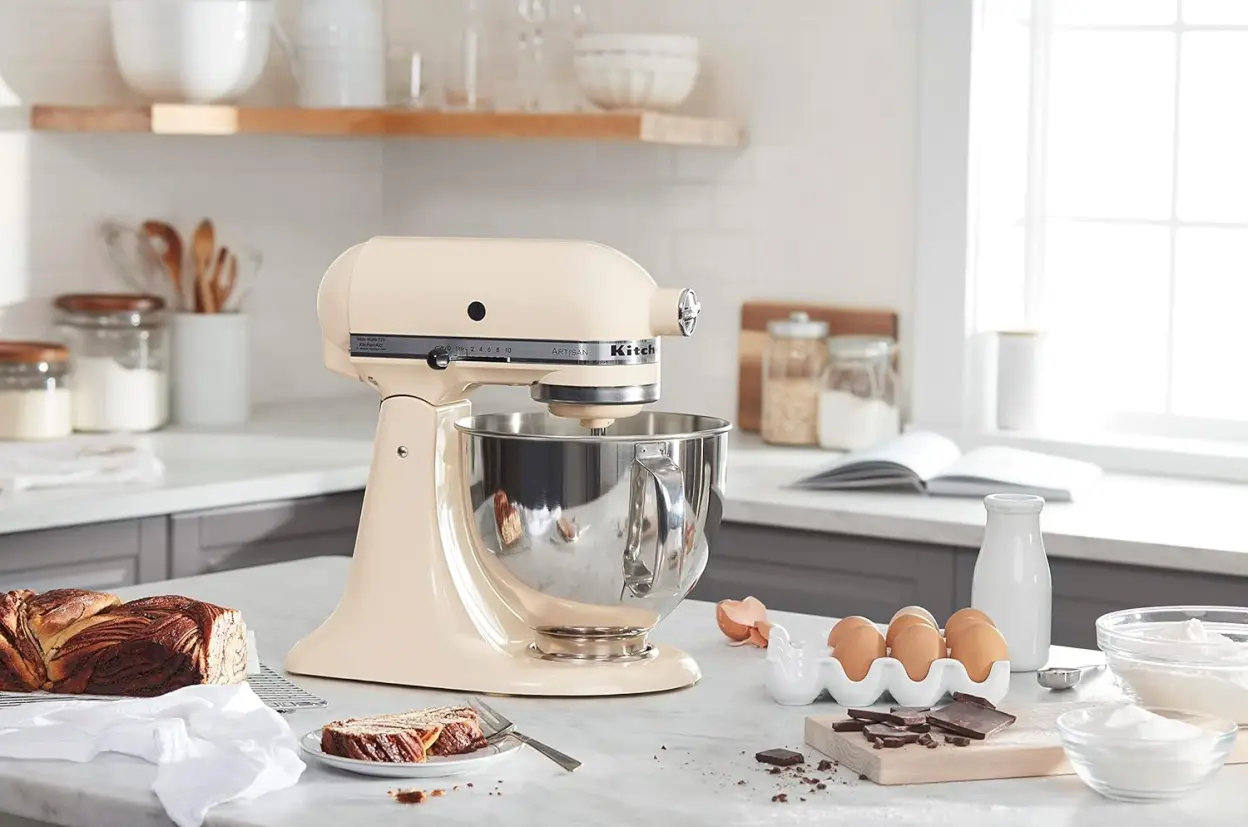 KitchenAid KSM150FEER Value Bundle Artisan 5 Quart Stand Mixer