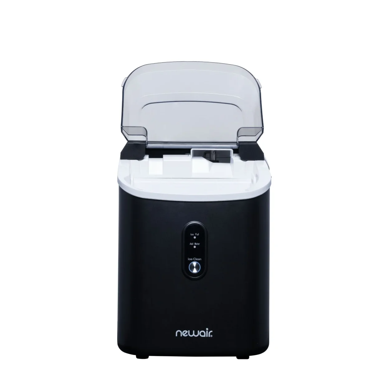Newair 26 lbs. Countertop Nugget Ice Maker, Large Ice Viewing Window, Self-Cleaning Button and Easy-Pour Waterspout, Perfect for Cocktails, Smoothies, Soda and More