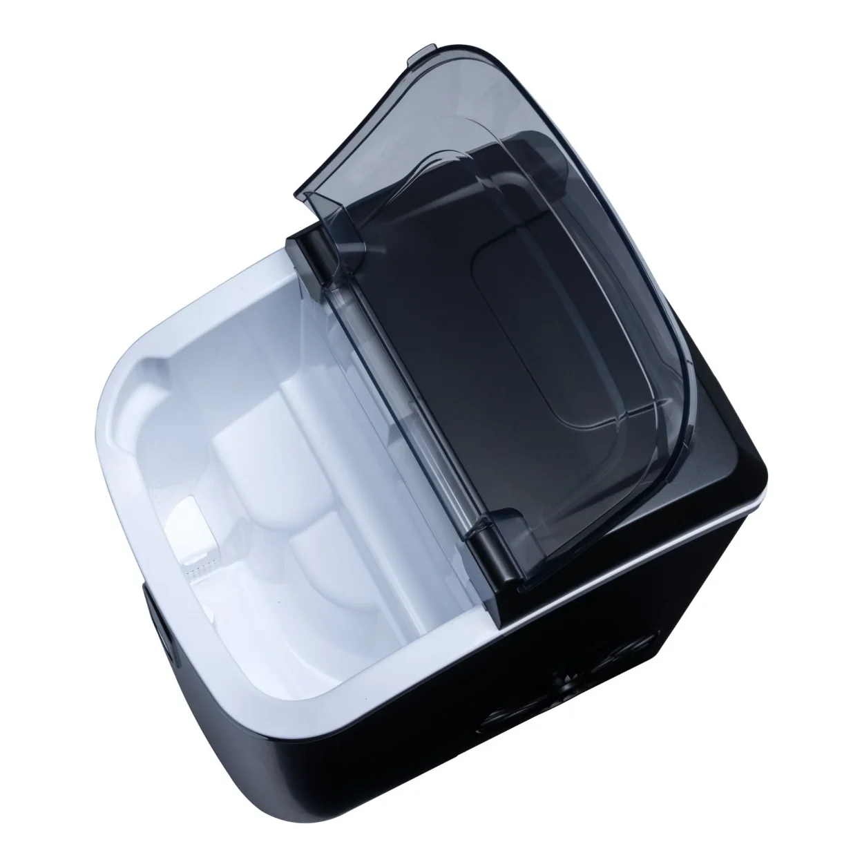 Newair 26 lbs. Countertop Nugget Ice Maker, Large Ice Viewing Window, Self-Cleaning Button and Easy-Pour Waterspout, Perfect for Cocktails, Smoothies, Soda and More