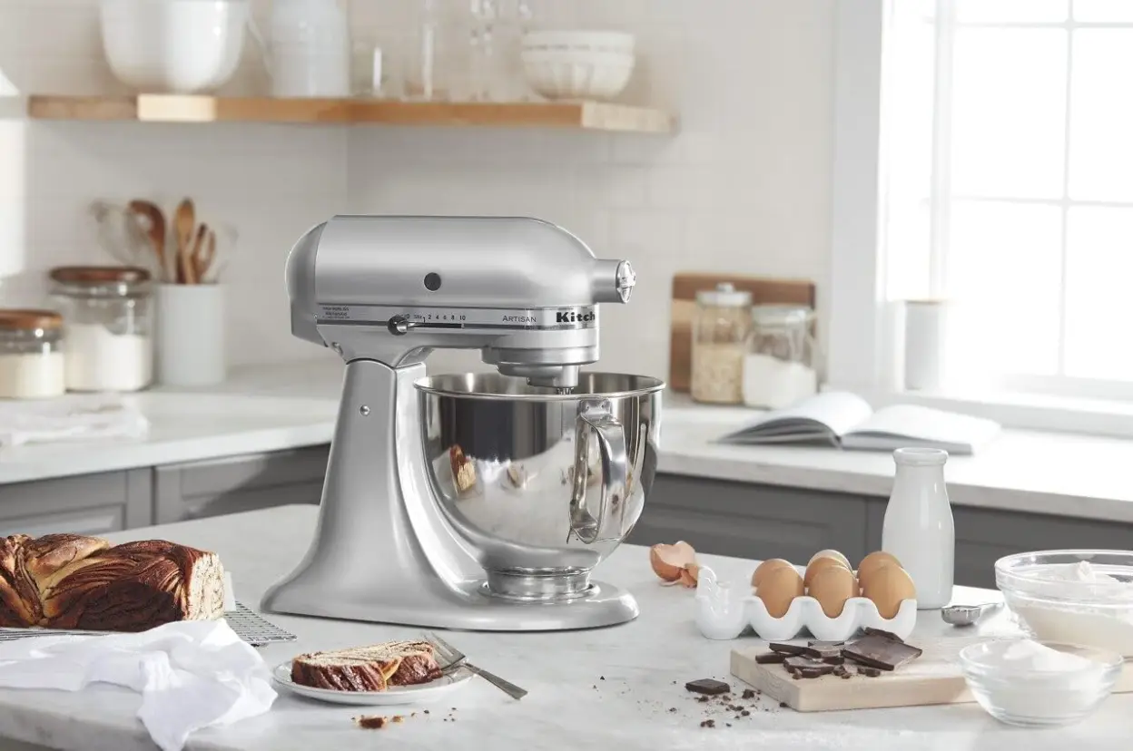 KitchenAid KSM150FEER Value Bundle Artisan 5 Quart Stand Mixer