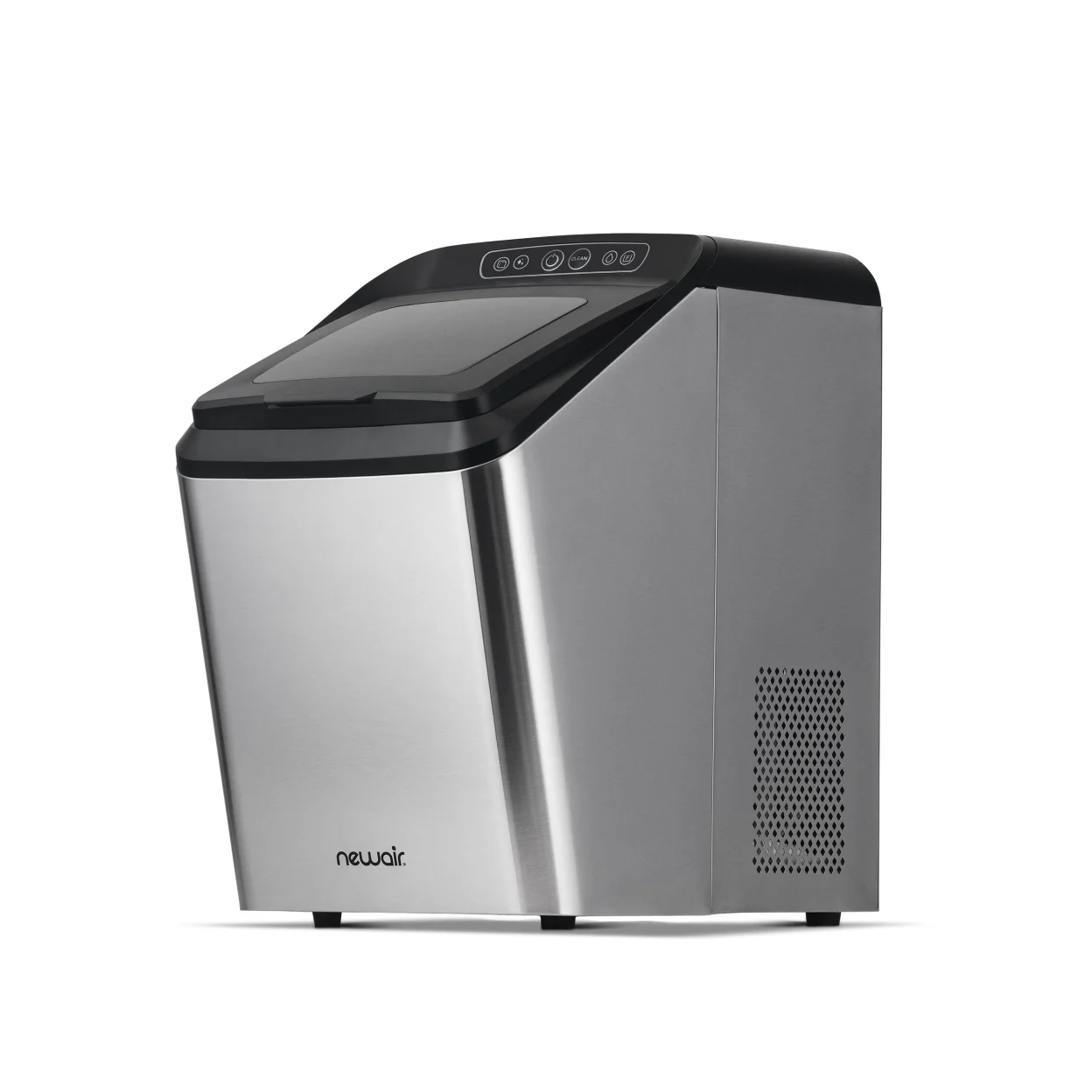 Newair 30 Lb. Countertop Nugget Ice Maker with Slim, Space-Saving Design, Self-Cleaning Function, Automatic Water Line and Refillable Water Tank, Perfect for Kitchens, Offices, Boats, and More