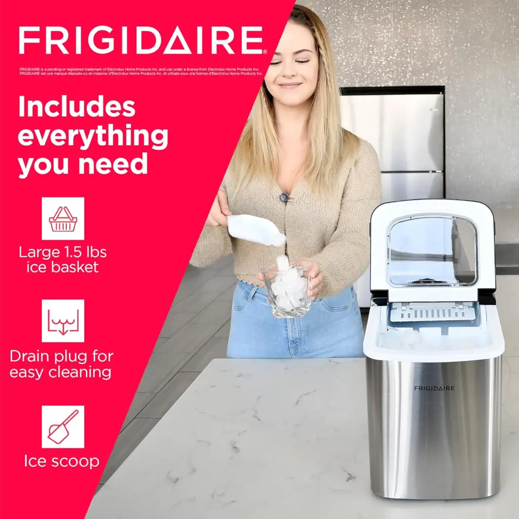 🔥Clearance Sale🔥FRIGIDAIRE Nugget Ice Maker, 44lbs per Day