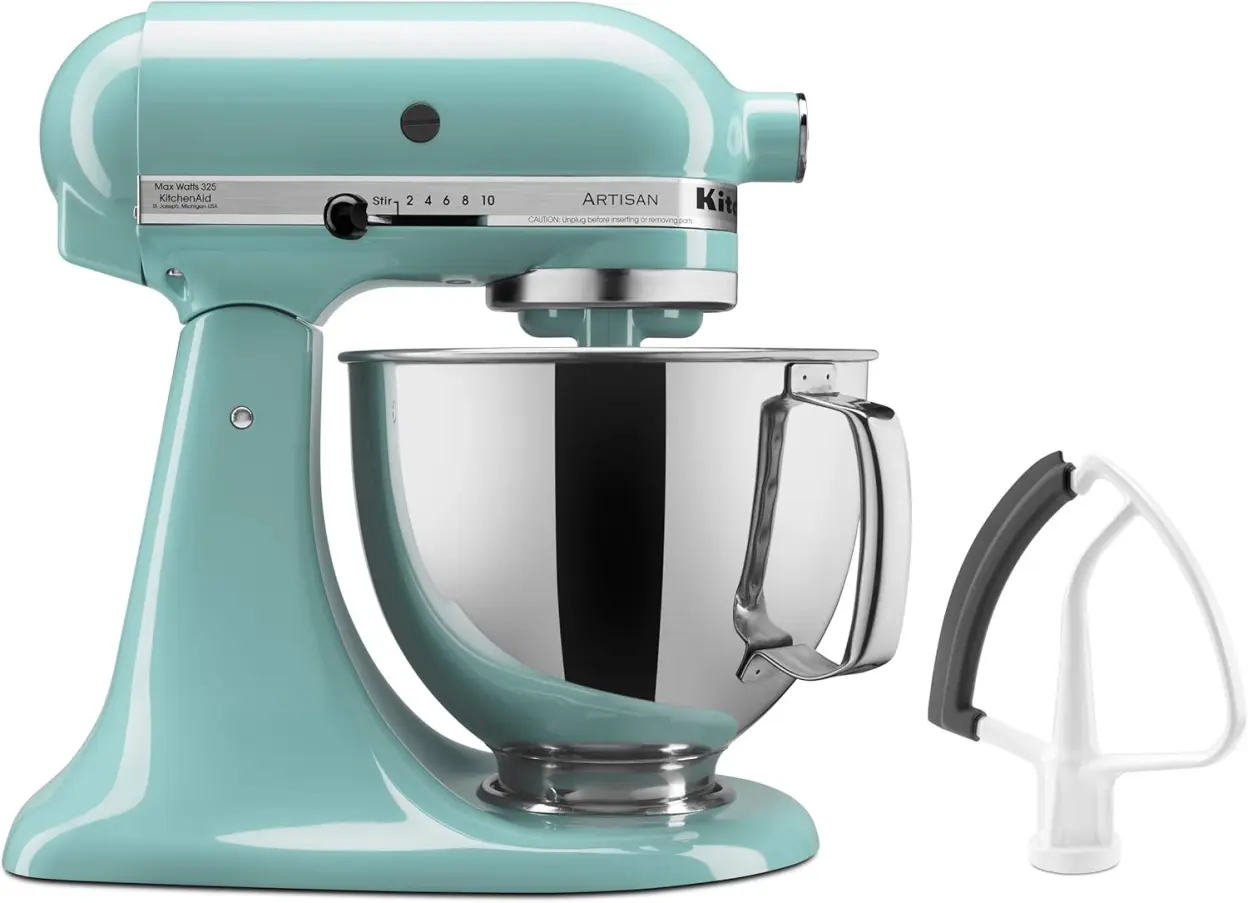 KitchenAid KSM150FEER Value Bundle Artisan 5 Quart Stand Mixer