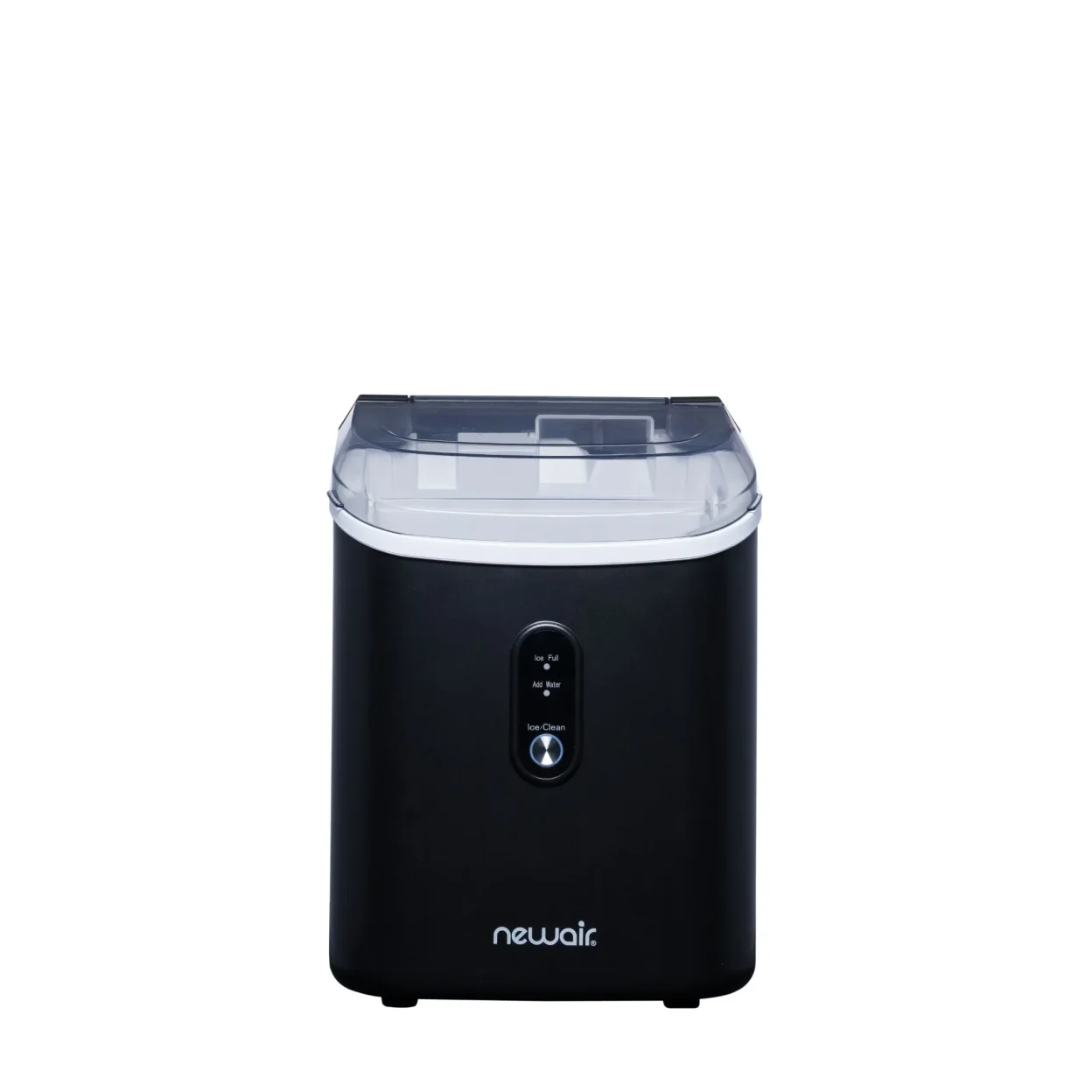 Newair 26 lbs. Countertop Nugget Ice Maker, Large Ice Viewing Window, Self-Cleaning Button and Easy-Pour Waterspout, Perfect for Cocktails, Smoothies, Soda and More