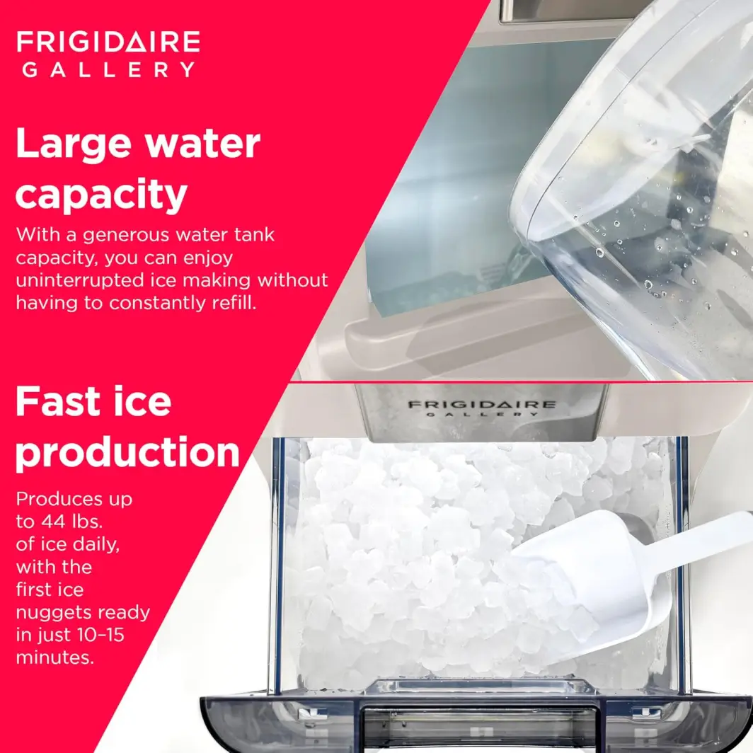 🔥Clearance Sale🔥FRIGIDAIRE Nugget Ice Maker, 44lbs per Day