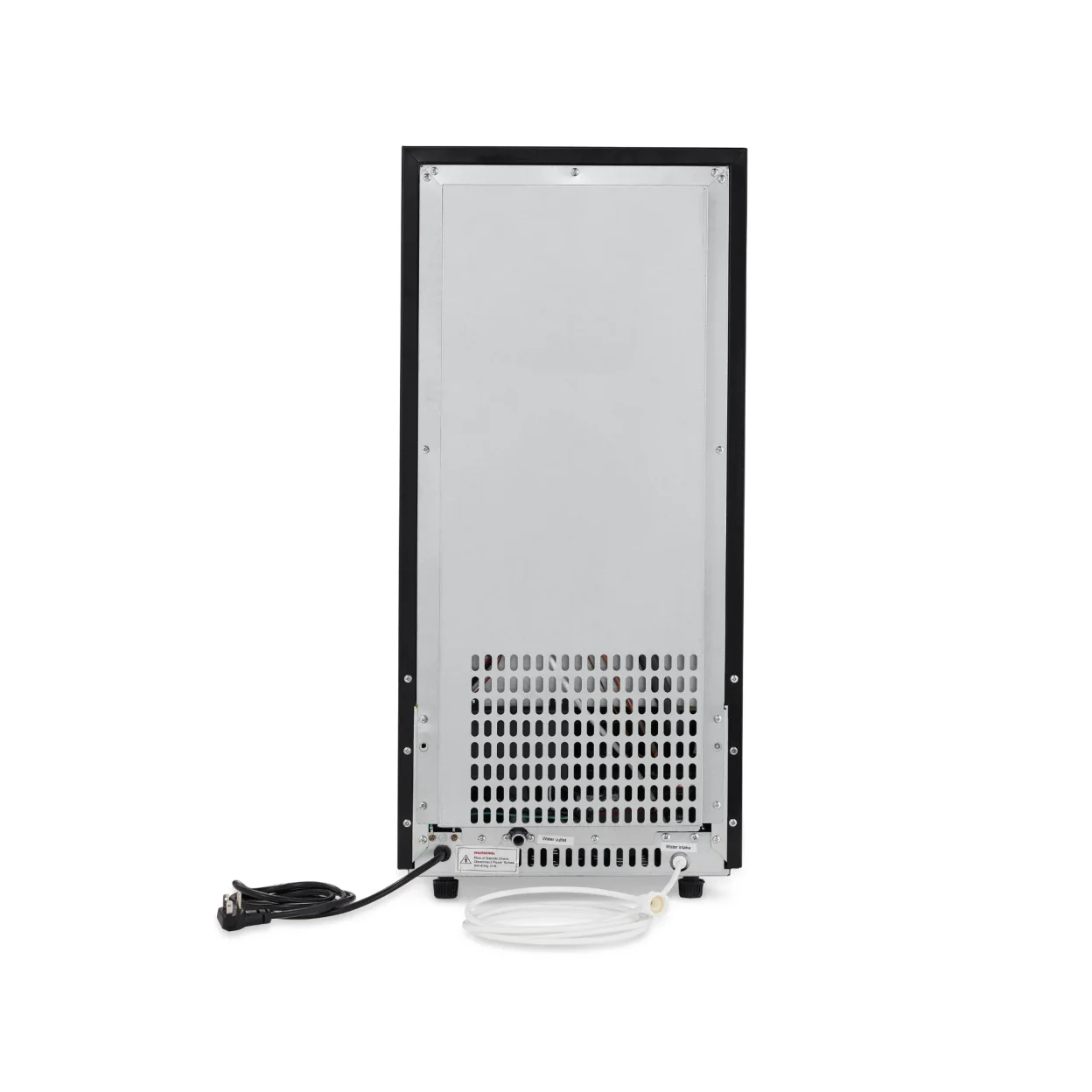 Newair 15” Undercounter 80lb lbs. Daily Clear Ice Cube Maker Machine, Built-in or Freestanding Design, 40 Cubes ready in 15-30 Mins, Fingerprint Resistant Door, Self-Cleaning Function, LED Controls, 24 Hr. Timer, Scoop Included, Ice Thickness Control