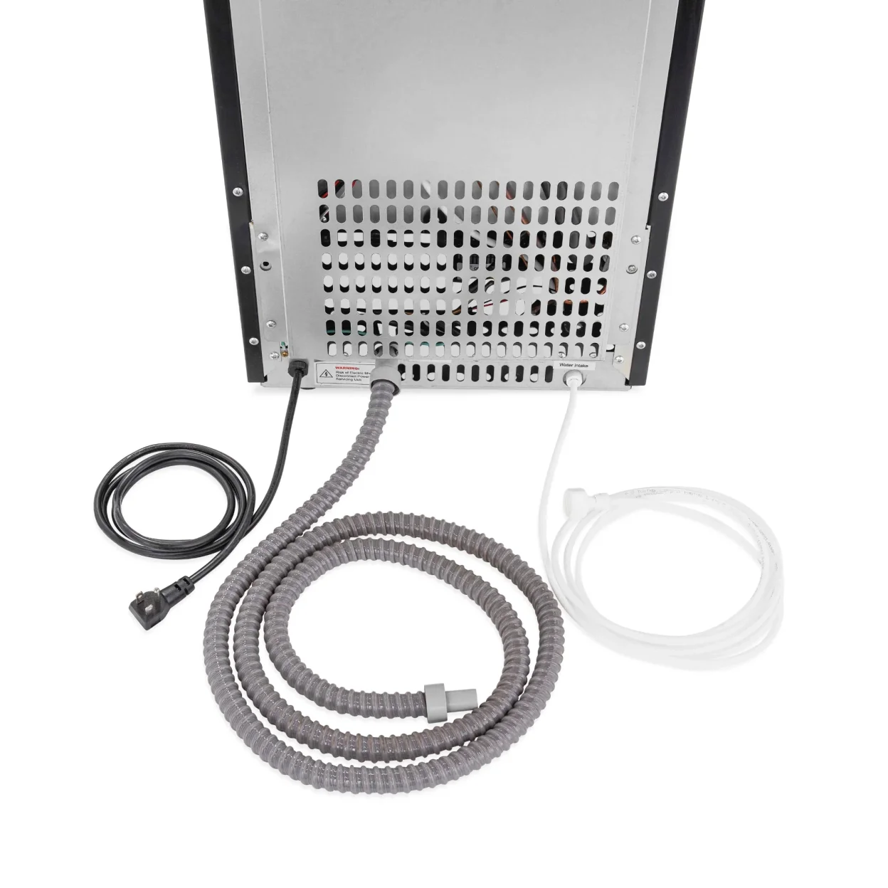 Newair 15” Undercounter 80lb lbs. Daily Clear Ice Cube Maker Machine, Built-in or Freestanding Design, 40 Cubes ready in 15-30 Mins, Fingerprint Resistant Door, Self-Cleaning Function, LED Controls, 24 Hr. Timer, Scoop Included, Ice Thickness Control