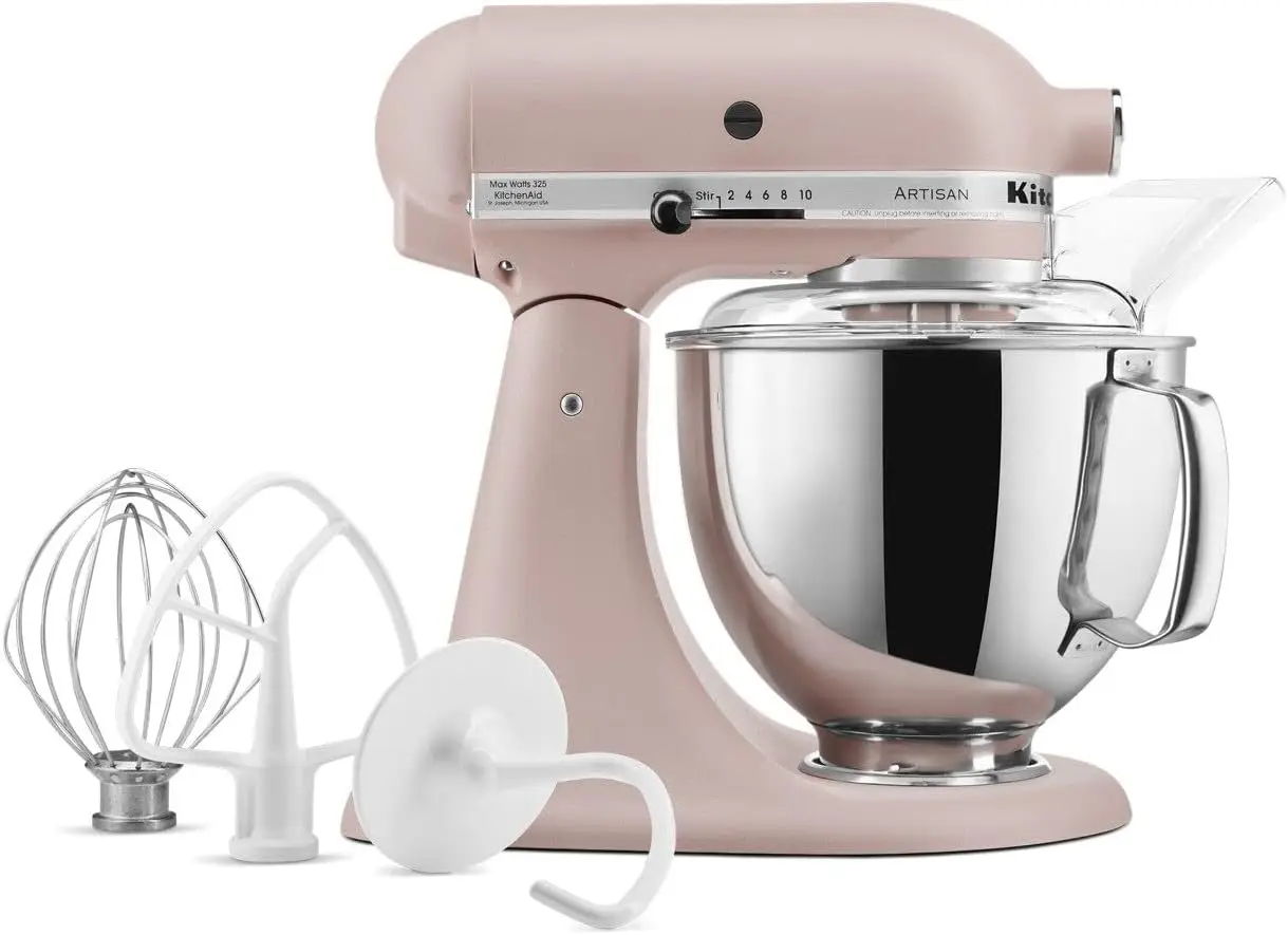 KitchenAid KSM150FEER Value Bundle Artisan 5 Quart Stand Mixer