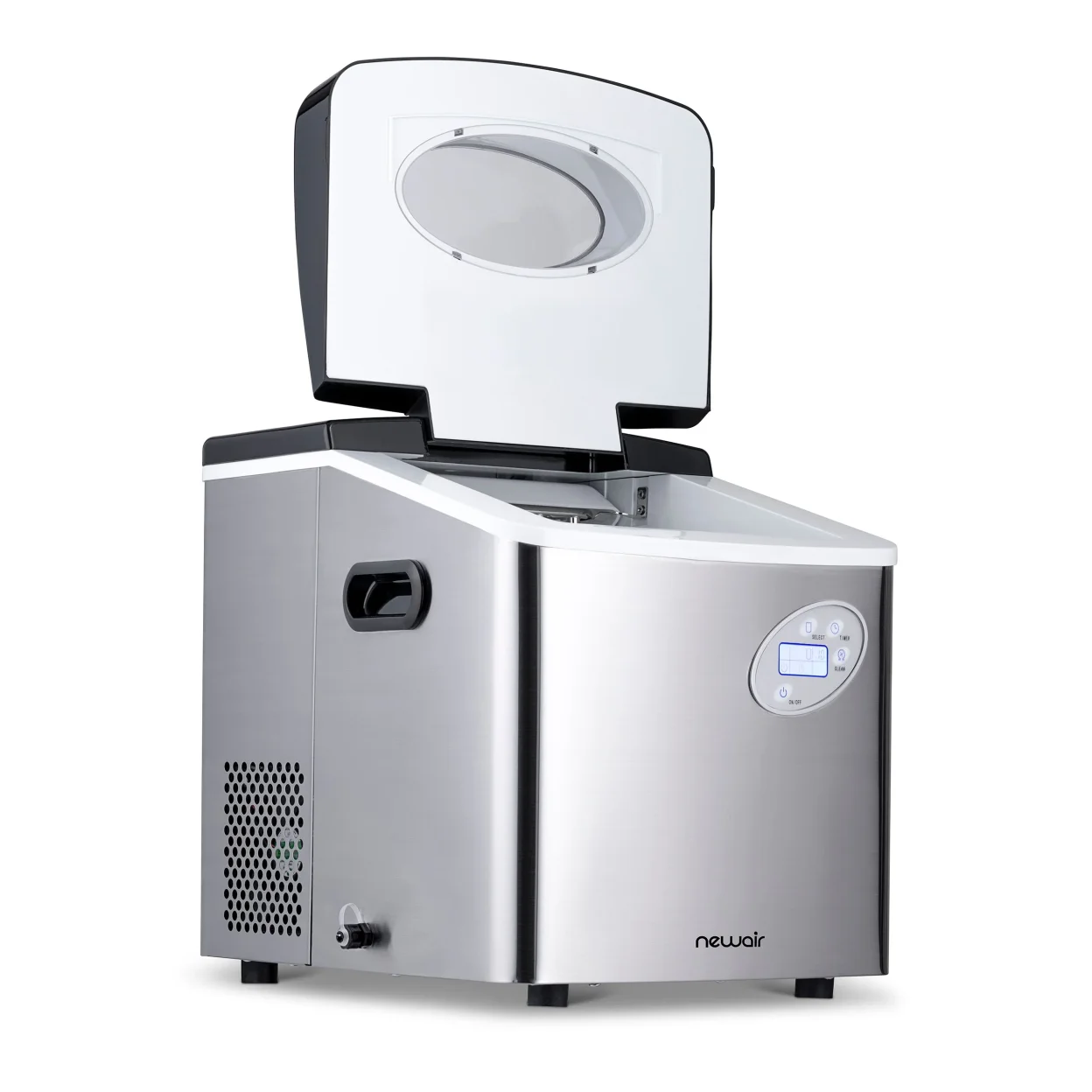 Newair Countertop Ice Maker, 50 lbs. of Ice a Day, 3 Ice Sizes and Easy to Clean BPA-Free Parts